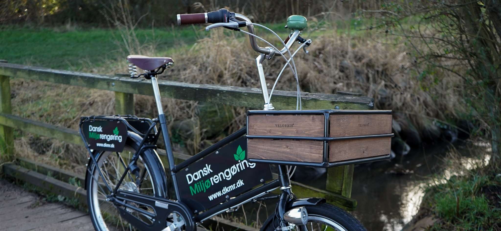 Dansk Miljørengøring, velorbis, cykel, bæredygtighed, miljørigtig rengøring